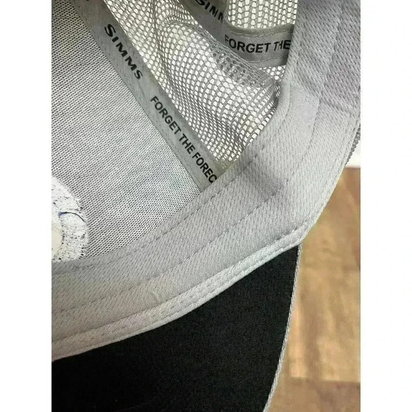 SIMMS Southeastern Wildlife Exposition Snapback Hat Gray Men's Trucker EUC - Picture 6 of 8